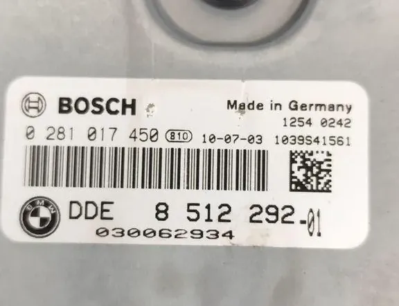 BMW 3 Series E90/E91/E92/E93 (2004-2013) Engine Control Unit ECU 8512292 33231972