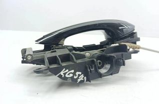 BMW 7 Series F01/F02 (2008-2015) Наружная ручка задней левой двери 7187227 31205439