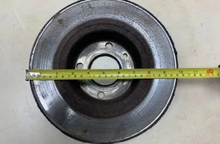 LANCIA Delta 3 generation (2008-2014) Rear Right Brake Disc 34183691