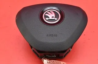 SKODA Octavia 3 generation (2013-2020) Steering Wheel Airbag 5E0880201B 33481690