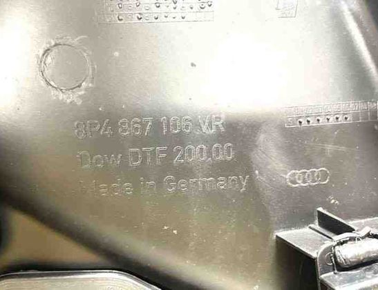 AUDI A3 8P (2003-2013) Front Right Door Panel 8P4867106,10711822195,113755004 24724464