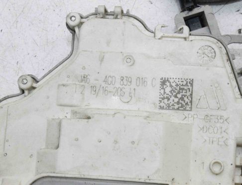AUDI Q3 8U (2011-2020) Rear Right Door Lock 4G0839016C 25405742