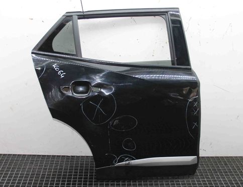 PEUGEOT 2008 2 generation (2019-2023) Rear Right Door KTV-BLACKPEARLPAINT 26875533