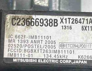MAZDA 5 1 generation (2005-2010) Ignition Lock C23666938B,X1T26471A,662EJMB11101 24421246