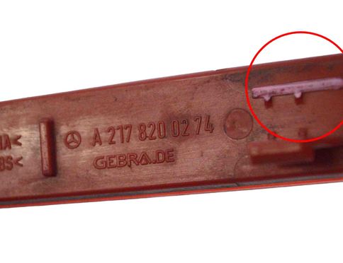 MERCEDES-BENZ GLC Coupe C253 (2016-2019) Rear Right Bumper Reflector A2178200274 17714644