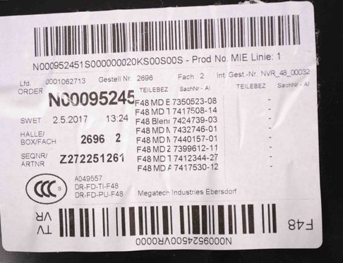 BMW X1 F48/F49 (2015-2023) Front Right Door Panel 7350523,7417508 3666766