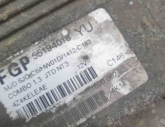 OPEL Combo C (2001-2011) Блок управления двигателем 7160006203,mjd6j0c6,55194018 13544862
