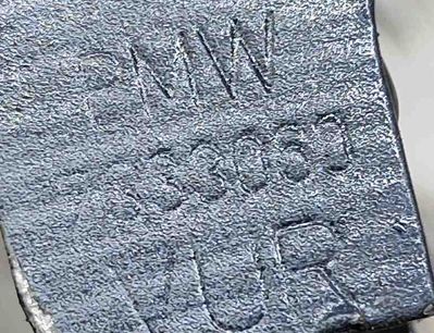 BMW iX3 1 generation (G08) (2020-2024) Right front door hinge kit 7333060,7333062 27422076