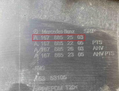 MERCEDES-BENZ GLA-Class X156 (2013-2020) Диффузор заднего бампера A1678852503 29681513