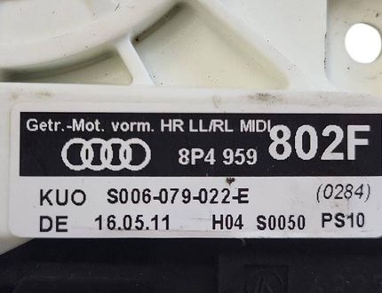 AUDI A3 8P (2003-2013) Rear Right Door Window Control Motor 8P4959802F 32959647