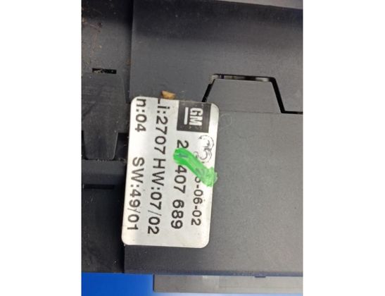 OPEL Corsa C (2000-2006) Climate Control Unit 24407689 33067048
