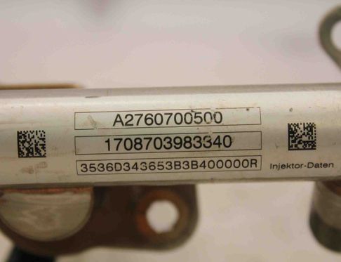 MERCEDES-BENZ C-Class W205/S205/C205 (2014-2023) Fuel Rail A2760700500 12130457