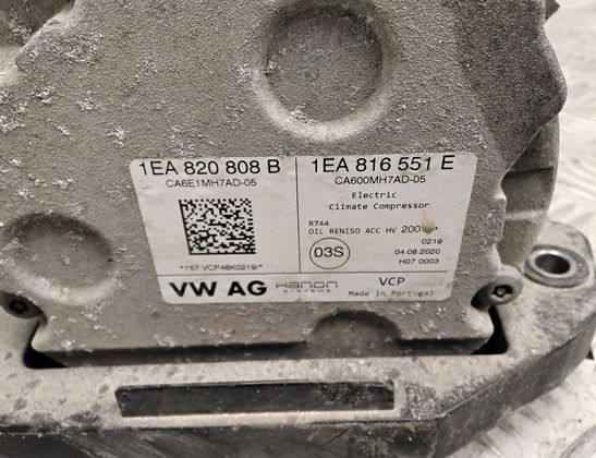 SKODA Enyaq 1 generation (2020-2023) Hасос кондиционера 1EA820808B 32968456