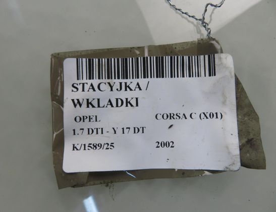 OPEL Corsa C (2000-2006) Замок зажигания 24445098,5WK4763 33062430