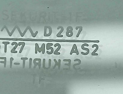 MERCEDES-BENZ W115 1 generation (1968-1976) Rear Left Door Glass DOT27M52AS2 30248359