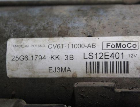 FORD Transit 4 generation (2013-2024) Стартер CV6T-11000-AB 32920139